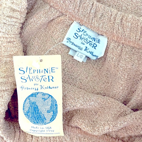 90s Vintage Stephanie Schuster for Princess Knitwear Maxi Skirt size L - NWT! - Picture 2 of 4